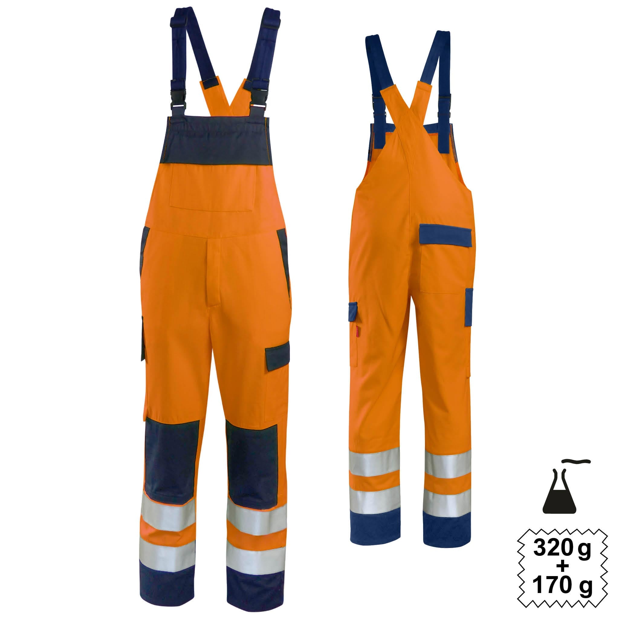Tuinbroek High Vis Multinorm 929