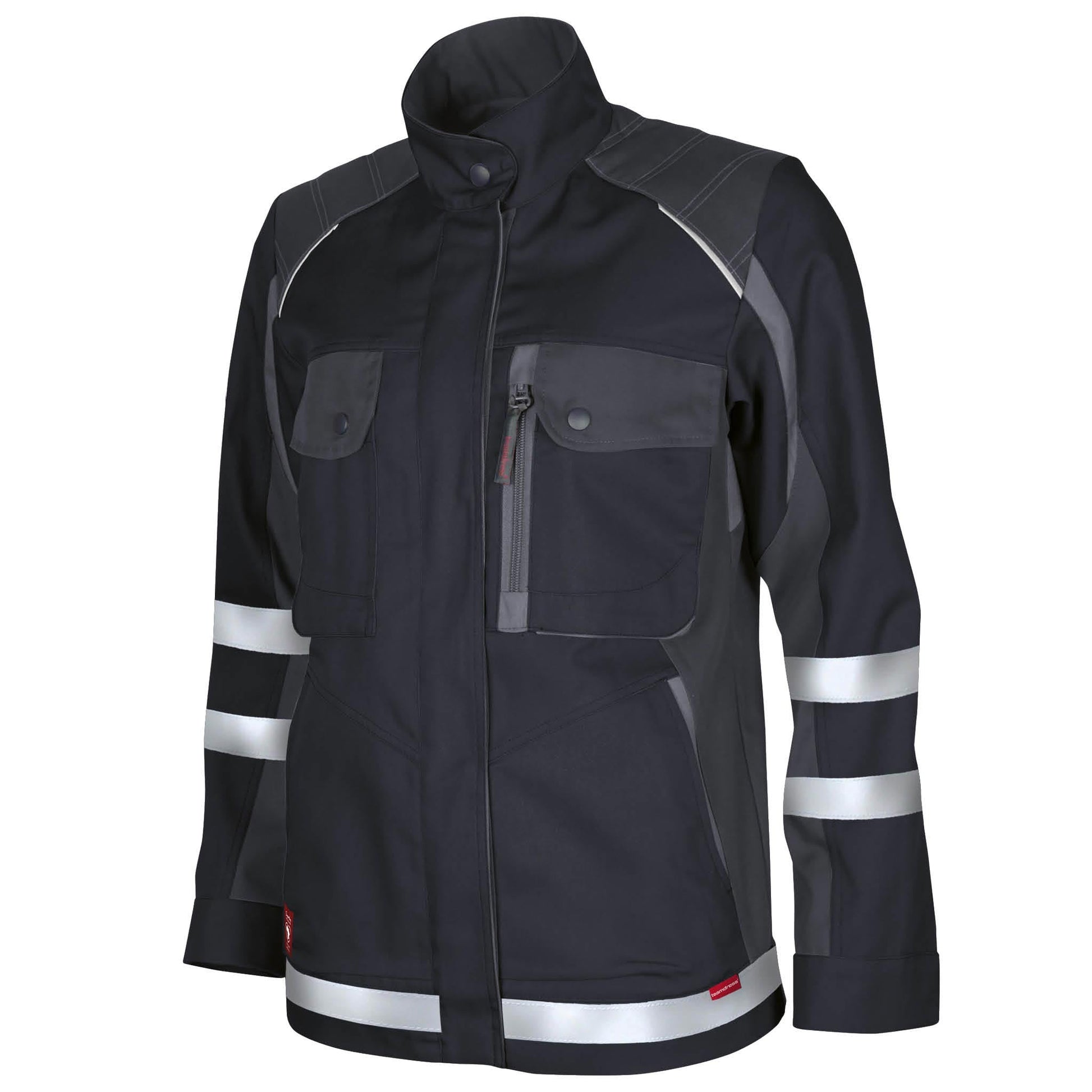 Damesjack met tailleband elementen 978
