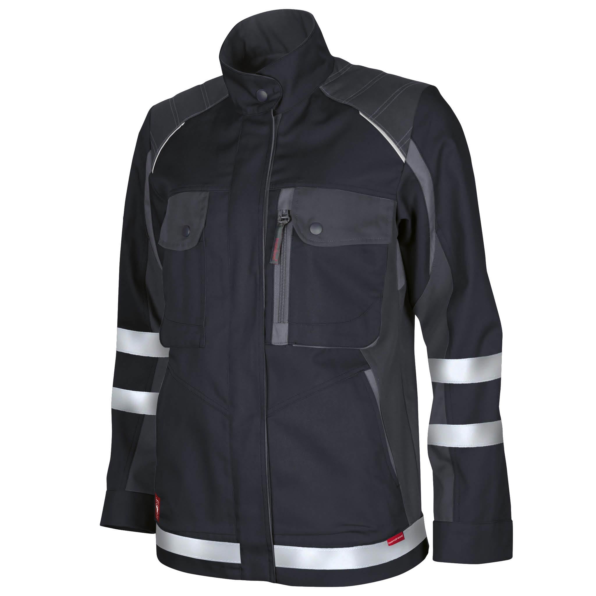 Damesjack met tailleband elementen 978