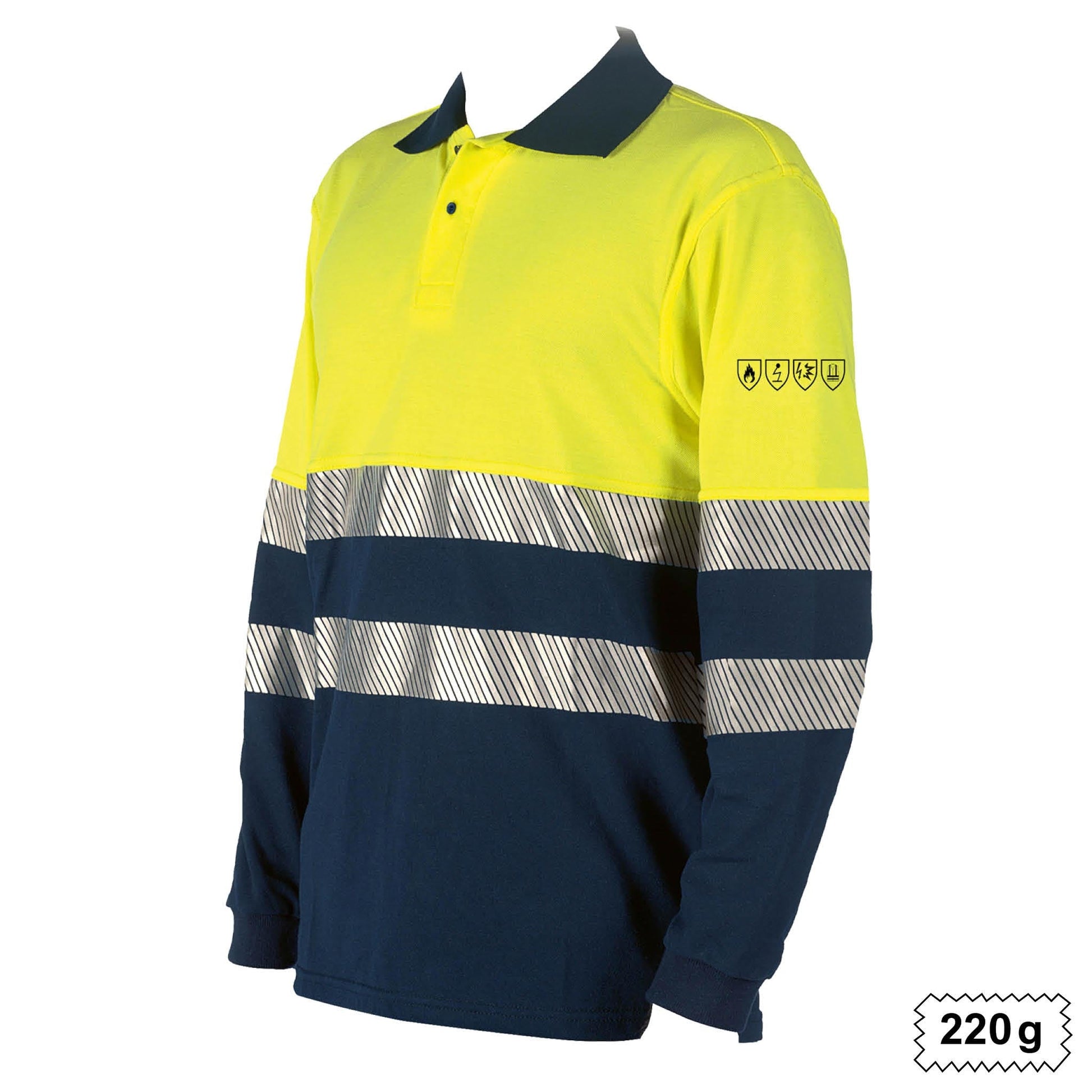 Poloshirt Multinorm, waarschuwingsbescherming 911